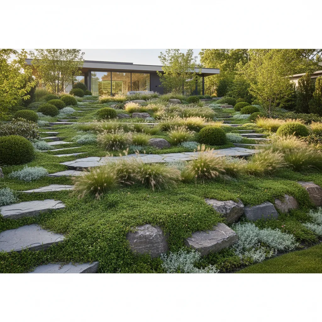 Best Plants and Groundcovers for Landscaping Gentle Slopes