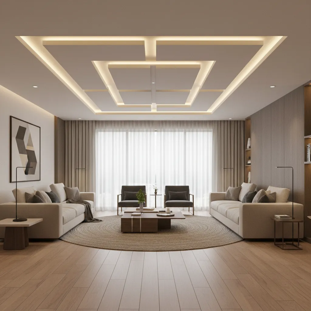 Hall Feels Dark? False Ceiling Latest Design for Hall