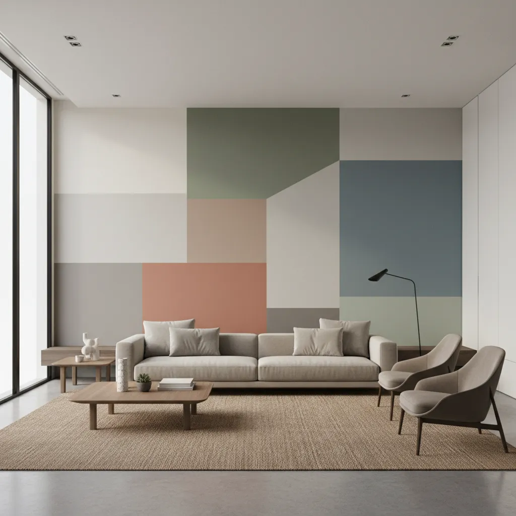 Five wall painting geometric designs that transform plain walls