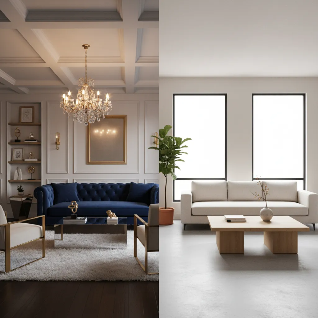 Glam Decor vs Minimalist Decor: Which Style Fits Your Home Best