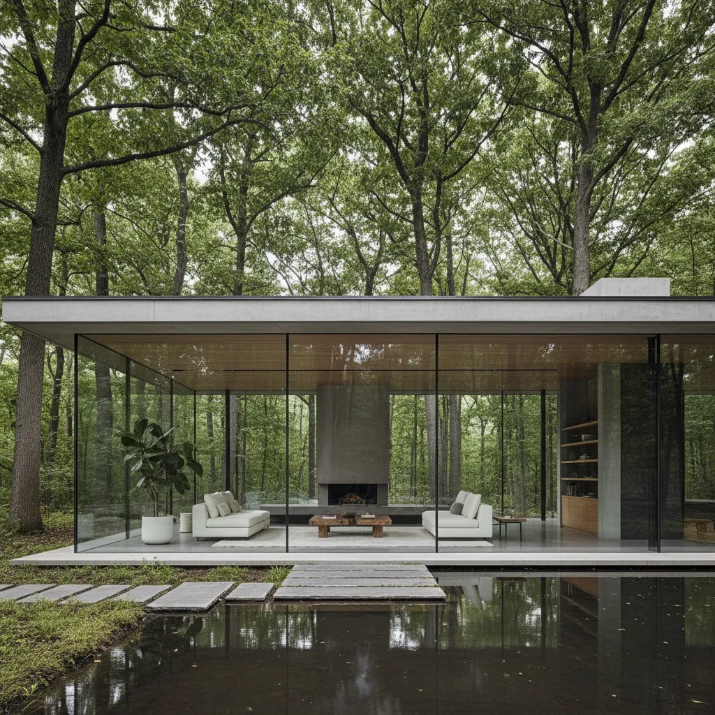 Diseño de casas con cristales: ideas modernas y funcionales