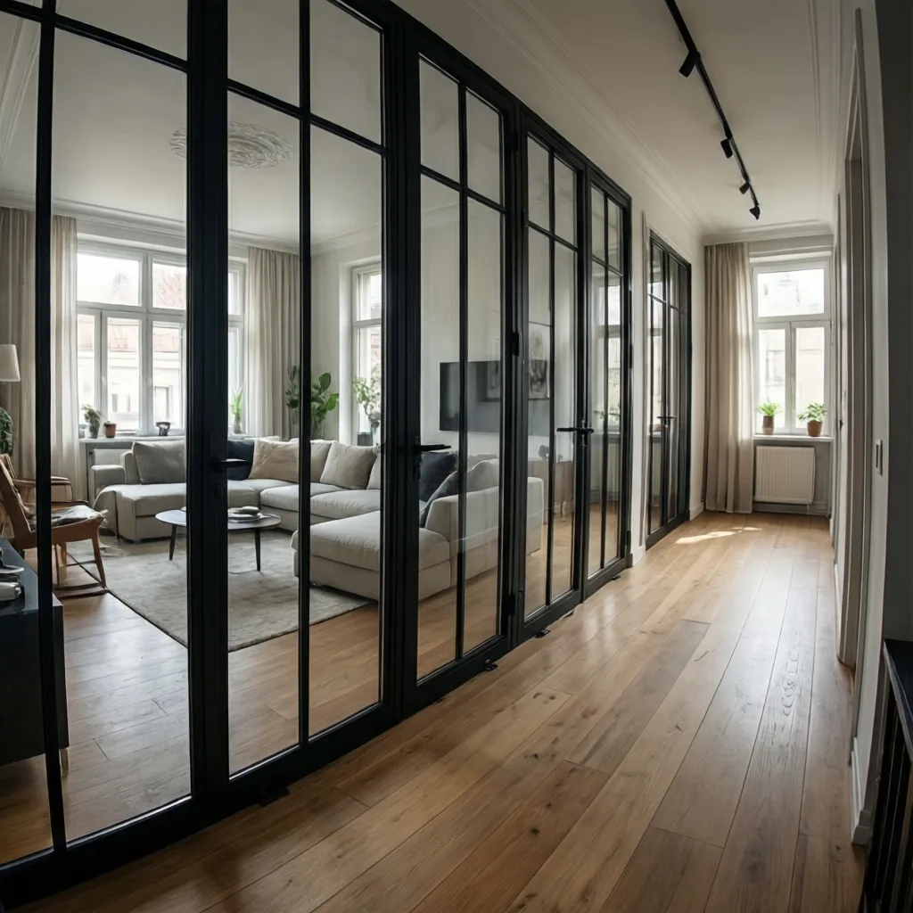 Diseños de puertas de interiores con cristal