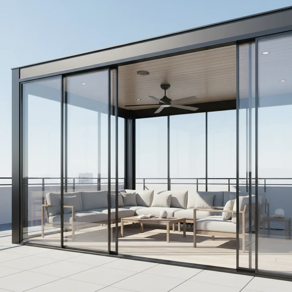 Best Ways to Improve Ventilation in an Enclosed Glass Second Floor Patio