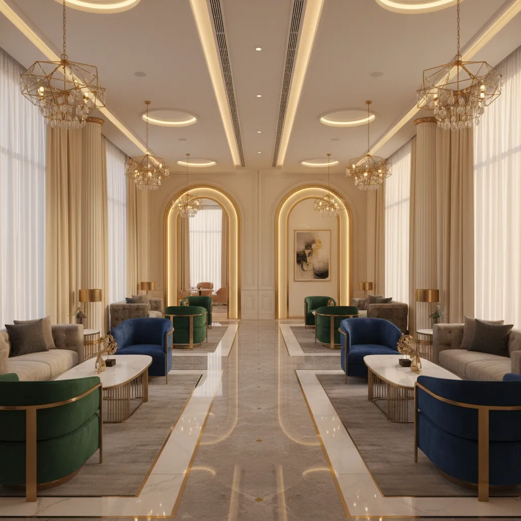 How Gold-Painted Furniture Is Used in Interior Design and Hospitality