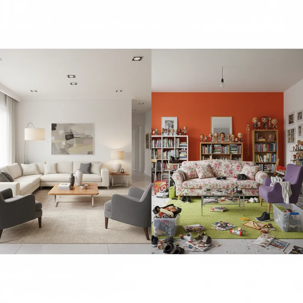 Good vs Bad Interior Design Key Differences in Layout Color and Function