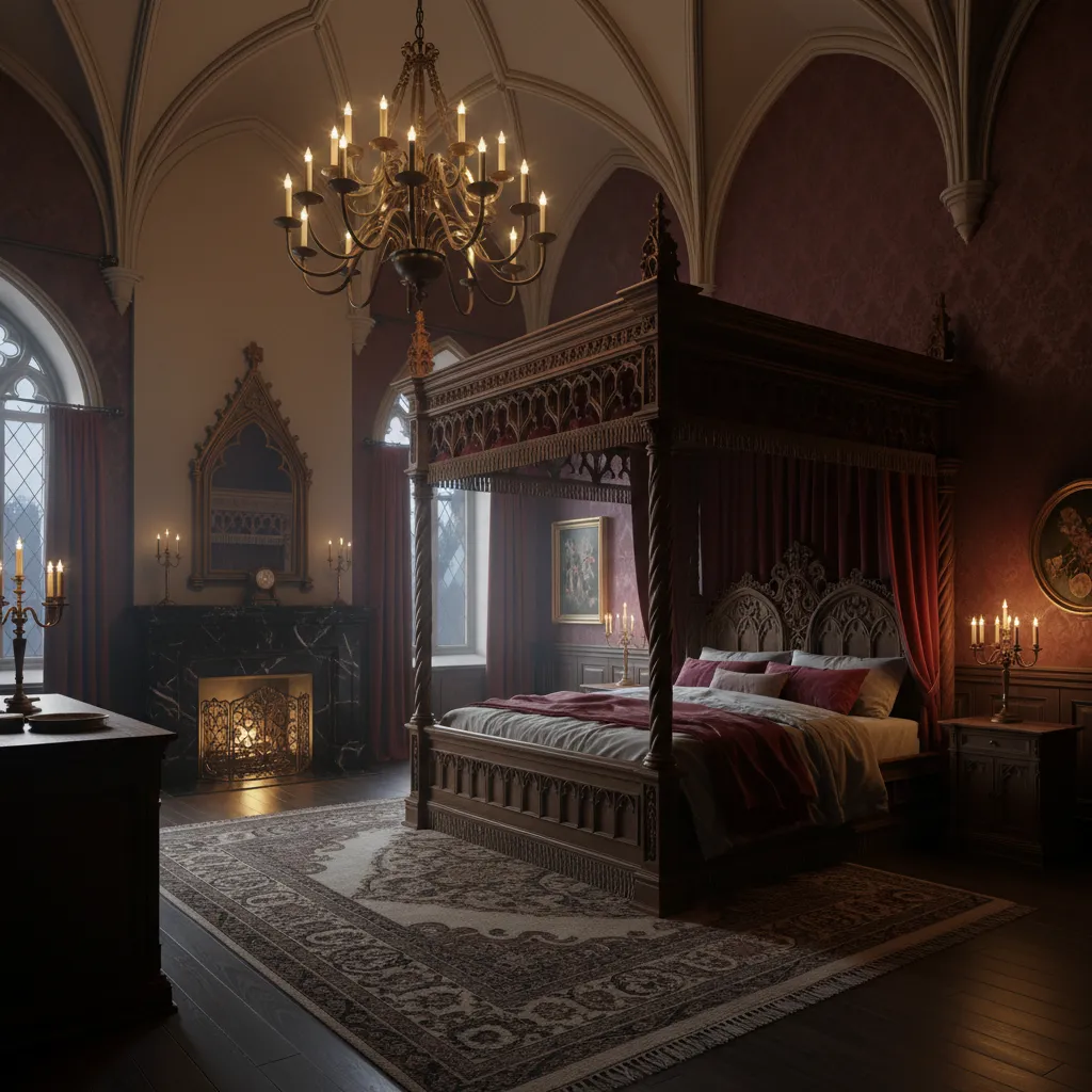 Lighting and Mood: Whimsical Dark vs Classic Gothic