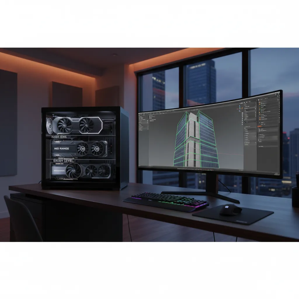 GPU Comparison for 3D Modeling: Entry-Level vs Mid-Range vs High-End