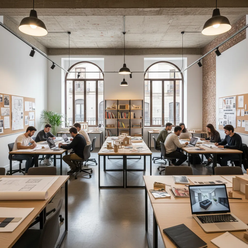 Grado medio de diseño interior en Barcelona: guía 2026