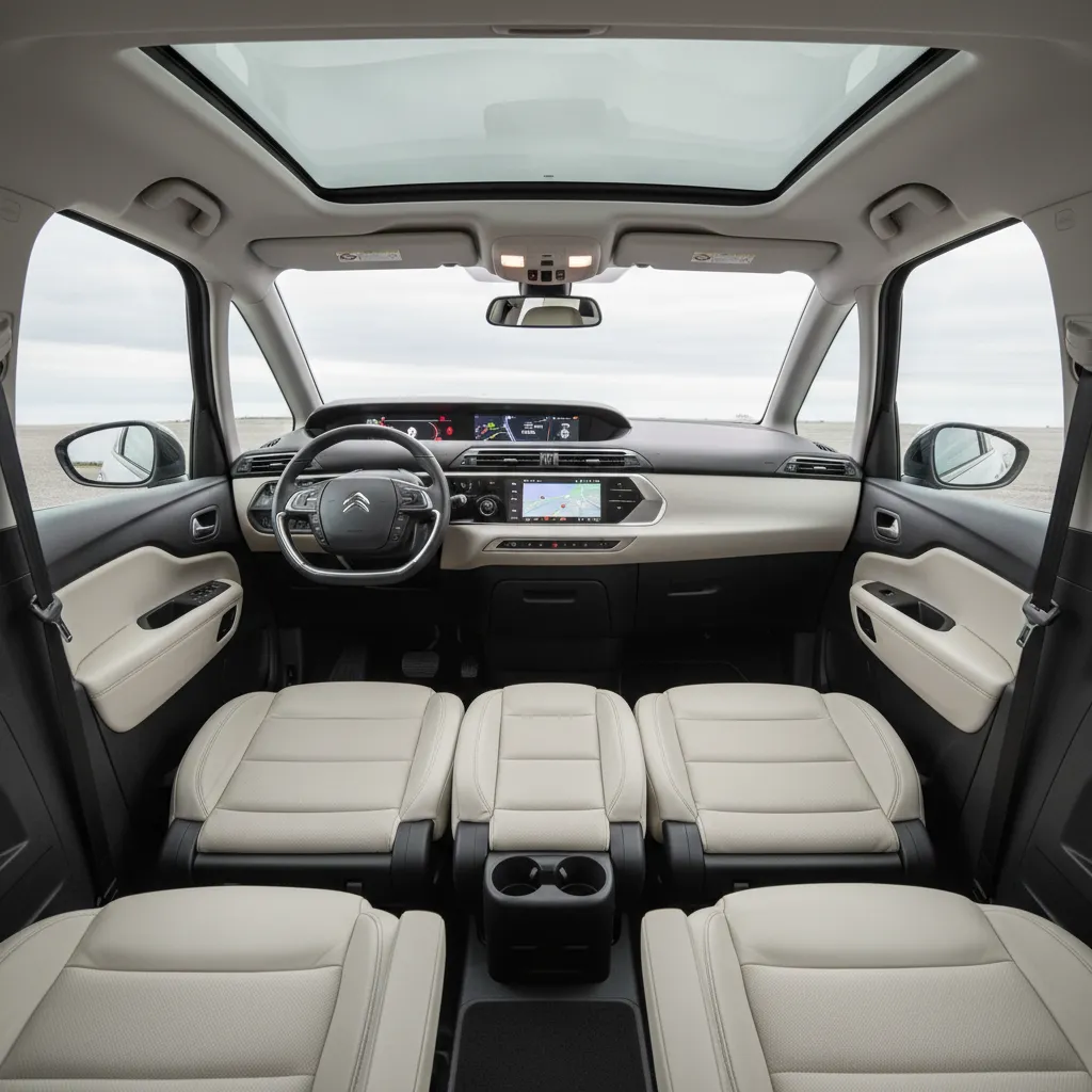 Diseño interior de Gran C4 Picasso: guía práctica