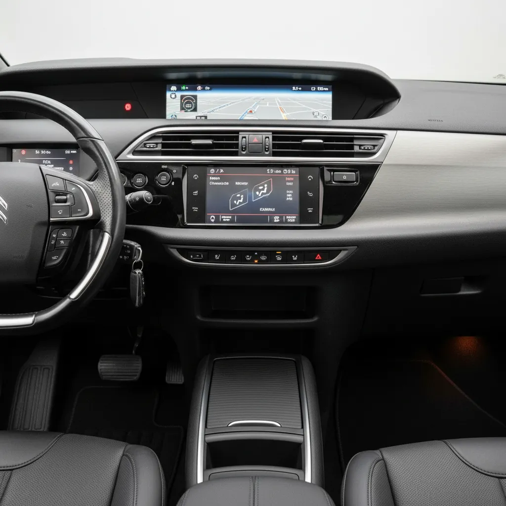 Salpicadero digital del Grand C4 Picasso con doble pantalla central