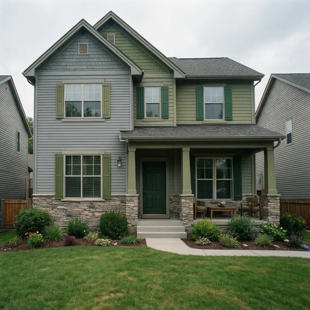 Gray vs Sage vs Olive Choosing the Right Green Pairing for Gray Houses