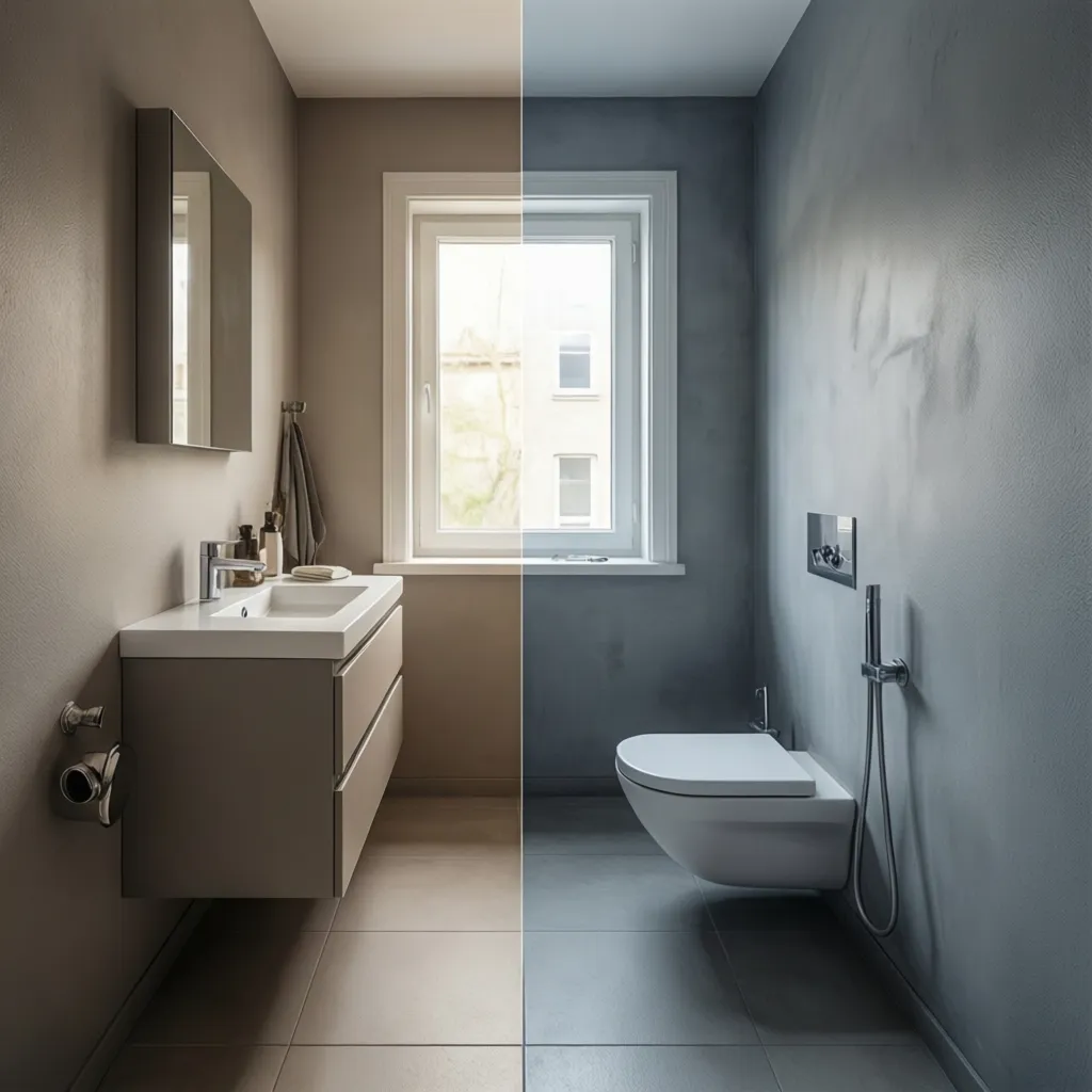 Best Gray Paint Colors for Small Bathrooms Warm vs Cool Shades Compared