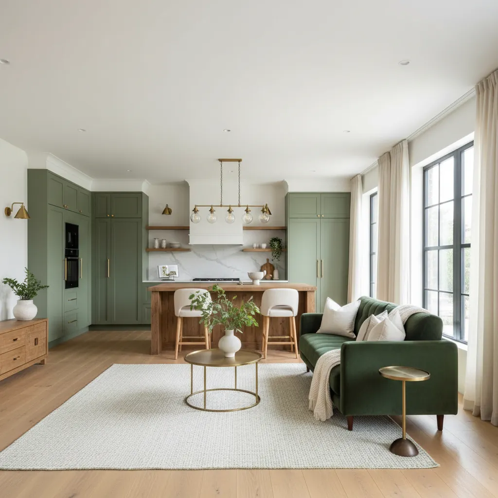 Green Color Combination Ideas I Use in 5 Rooms