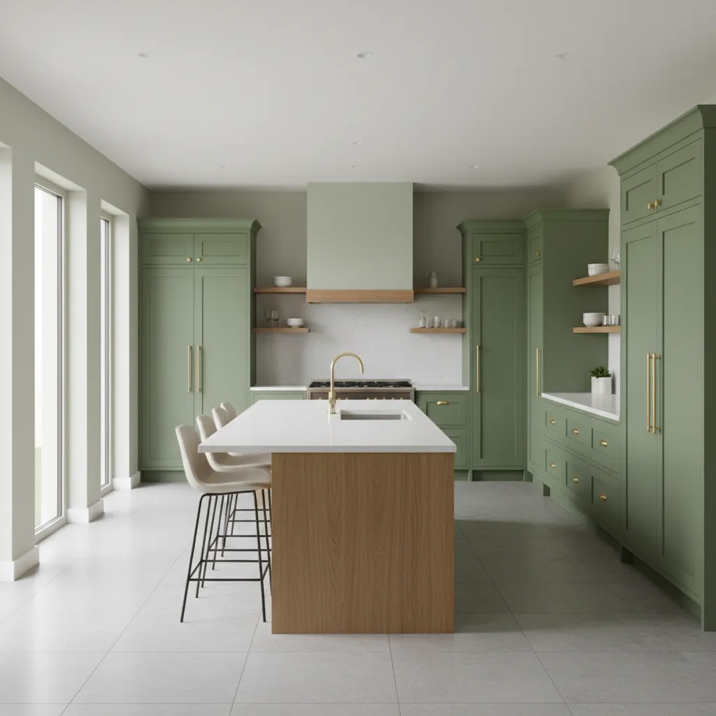 5 Green Kitchen Paint Color Ideas That Actually Work