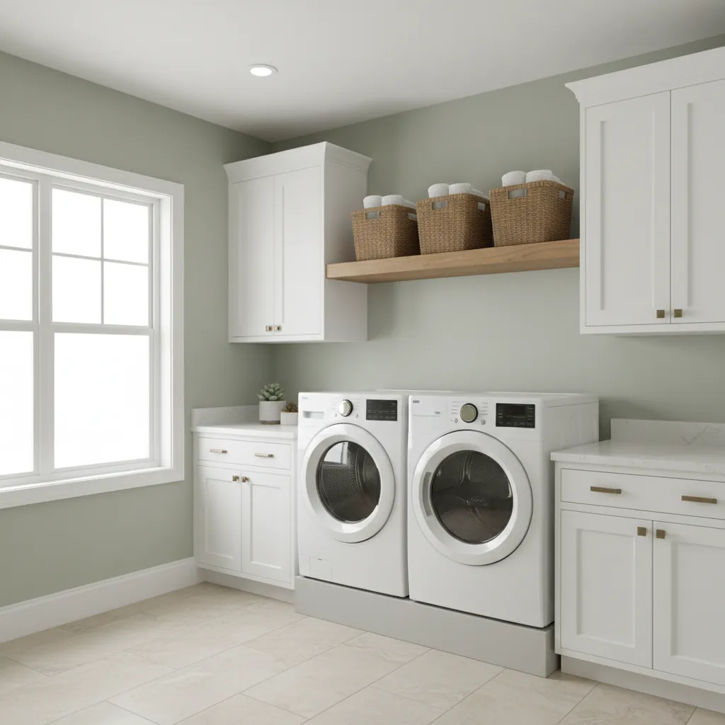 Best Green Paint Colors for Laundry Rooms: Brand Comparison Guide: A practical comparison of Benjamin Moore, Sherwin-Williams, and popular green shade families to help you choose the right laundry room paint.
