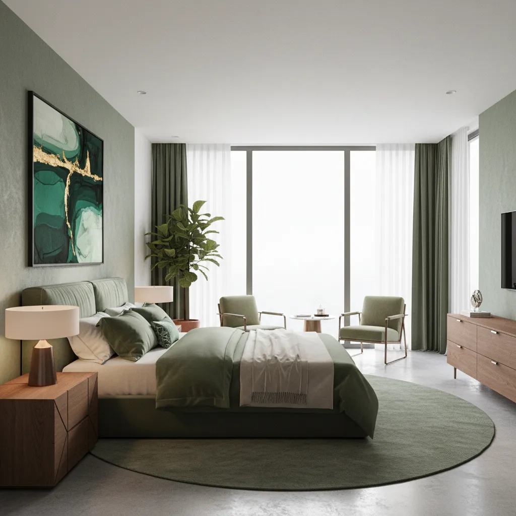 Best Green Shades for Master Bedrooms Sage vs Olive vs Emerald
