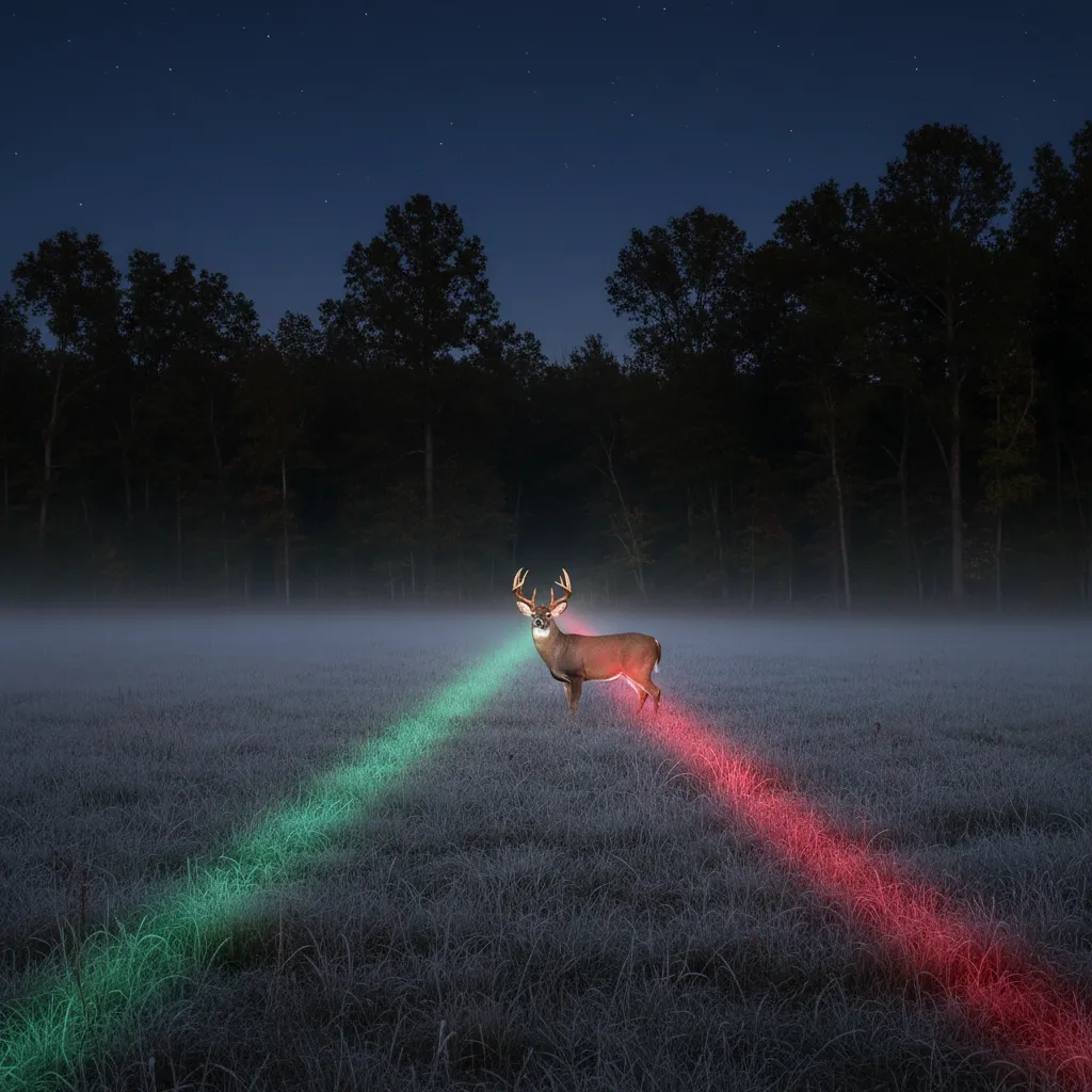 Green Light vs Red Light for Deer Hunting: Which One Do Deer Notice More?