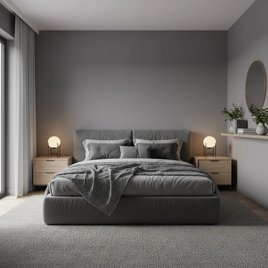 Grey bedroom decorating ideas for small spaces
