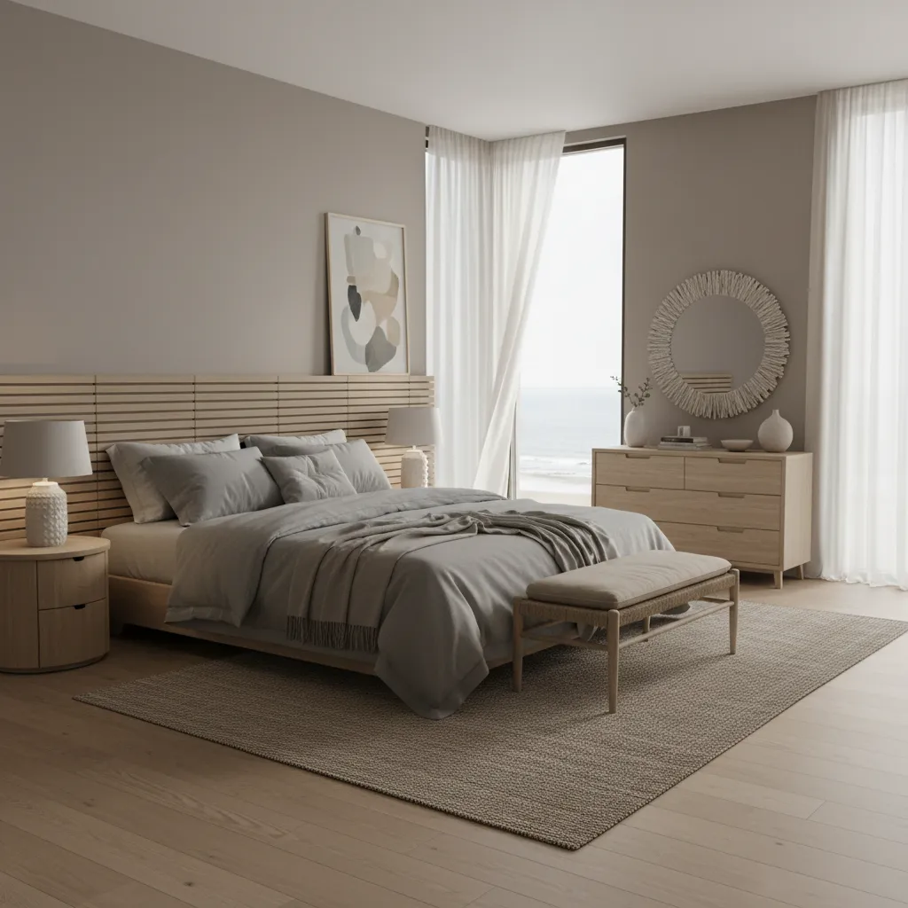 Interior Designer Secrets for Creating a Grey Coastal Bedroom