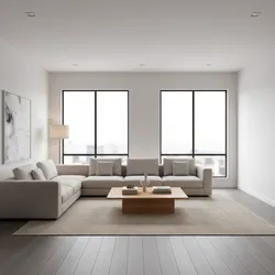 How Interior Designers Use Grey Floors and White Walls in Modern Homes