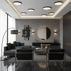 How to Balance Lighting in a Grey Room With Black Furniture