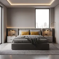 How to Optimize Lighting and Textures in a Grey and Yellow Bedroom
