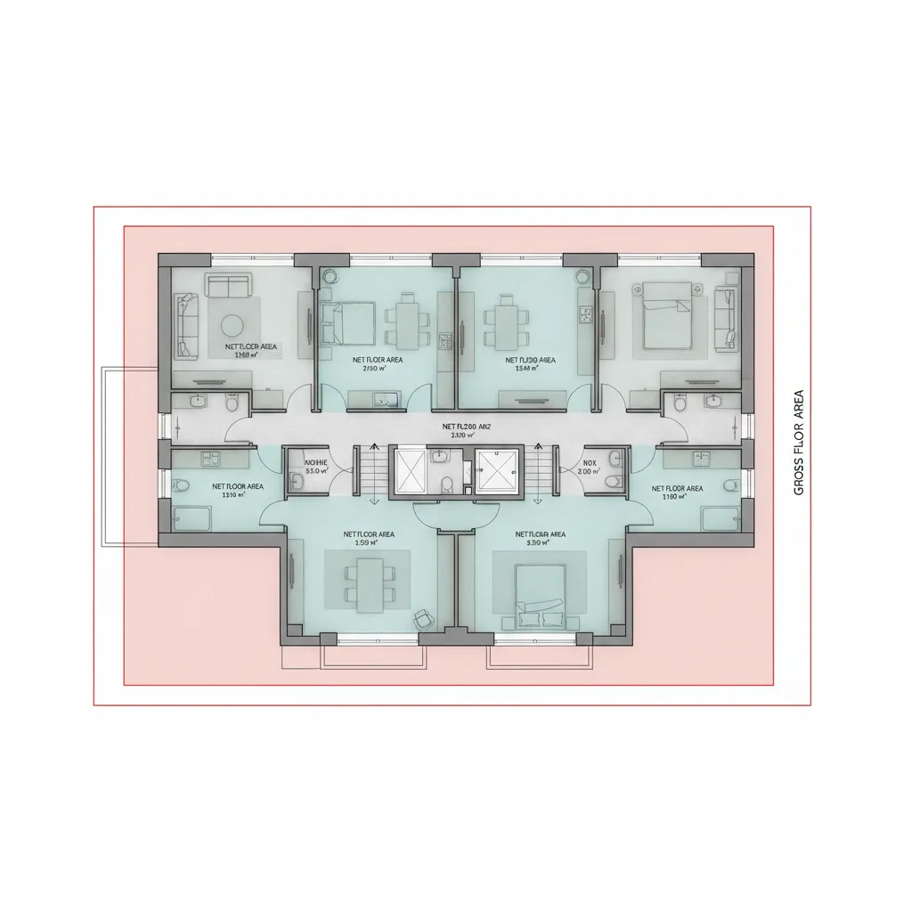 Gross Floor Area vs Net Floor Area: Key Differences When Calculating From Plans