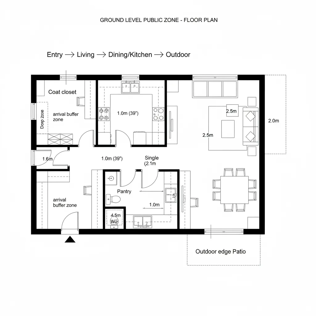 Ground-Level Social Spine