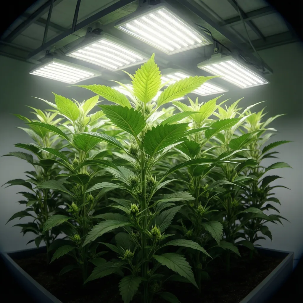 Diagram showing light penetration across plant canopy and shaded areas