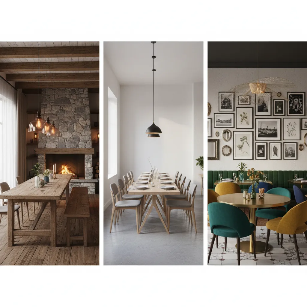 Rustic Vs Modern Rustic Which Guest House Dining Room Style Works: Rustic vs Modern