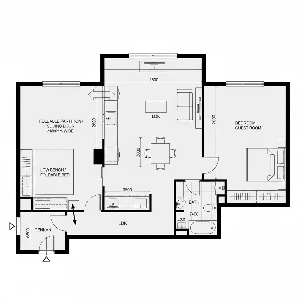 客室を「予備の静けさ」として運用する