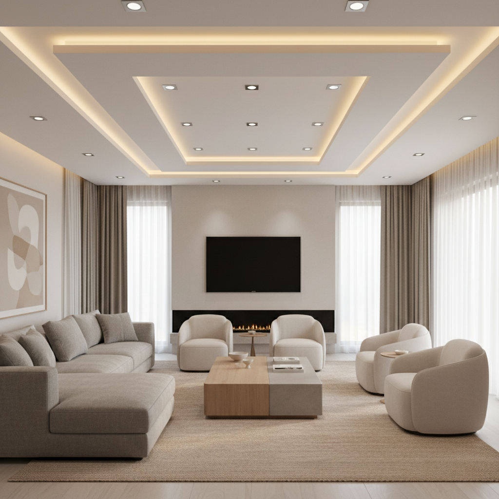 POP vs Gypsum False Ceiling: Best for 180 Sq Ft Hall?