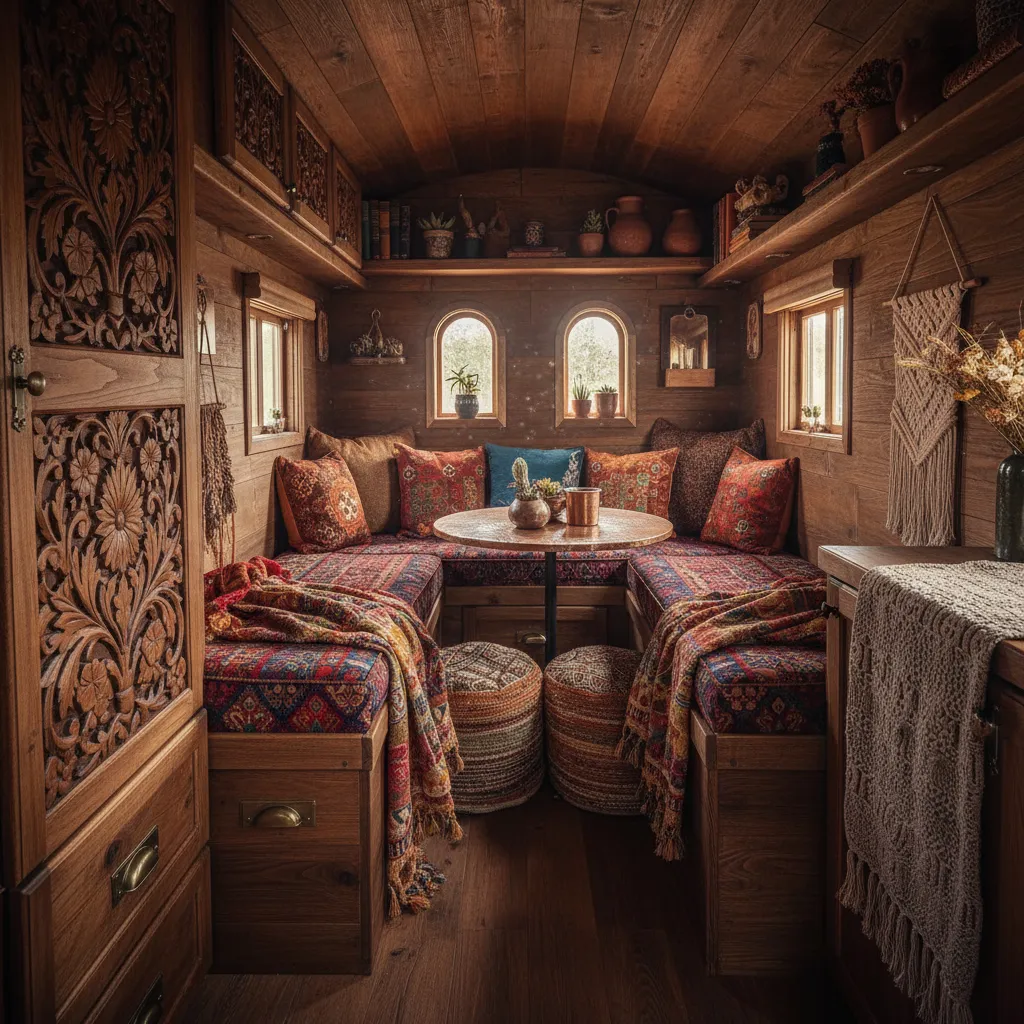 How Modern Tiny Home Designers Use Gypsy Caravan Interior Concepts