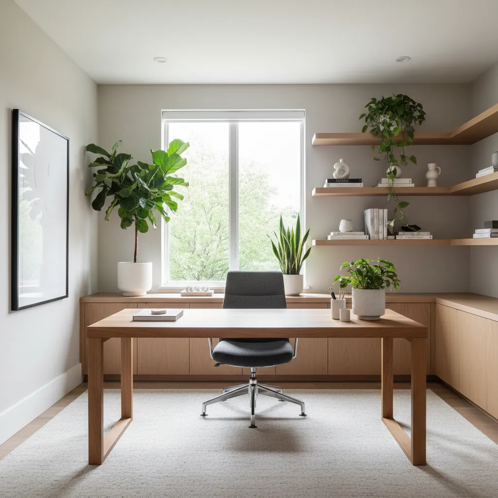 Habitaciones para oficina: diseño de interiores práctico