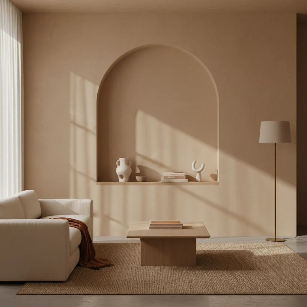 How to Style a Half-Arch Wall Niche Step by Step