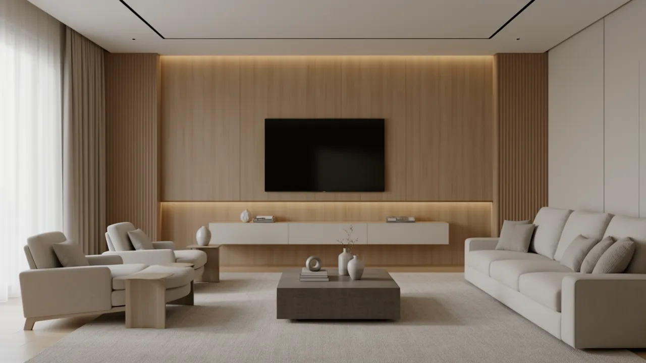 5 Hall TV Showcase Designs for Smart Interiors
