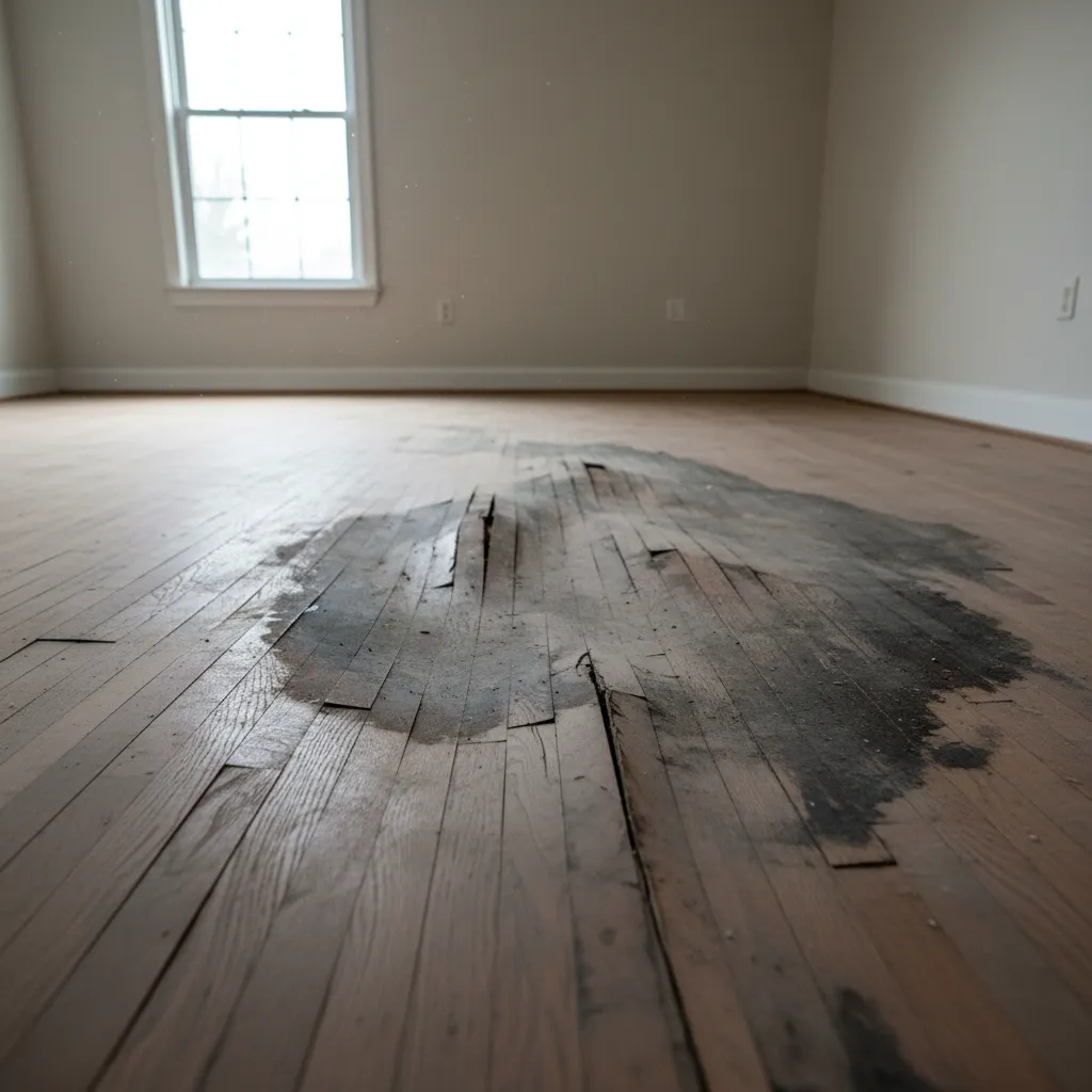 Severely damaged warped hardwood flooring showing why replacement may be required