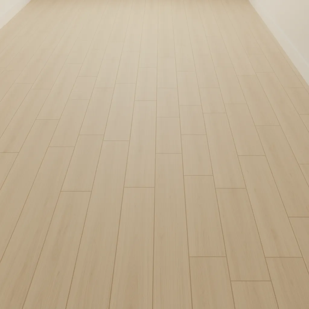 Hardwood flooring layout planning showing staggered plank pattern