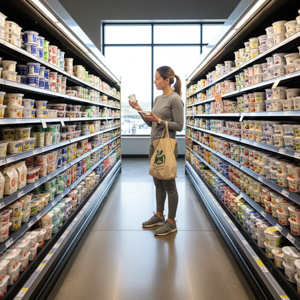 How to Choose a Healthy Yogurt at the Grocery Store: A practical nutrition label guide to help you spot truly healthy yogurt and avoid the sugar‑packed options hiding in plain sight.