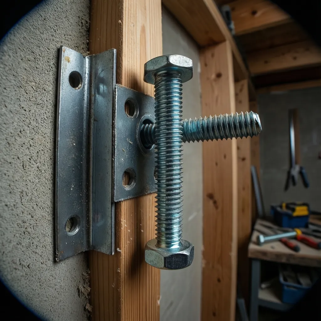 Heavy duty wall anchor and stud mounting hardware for antlers