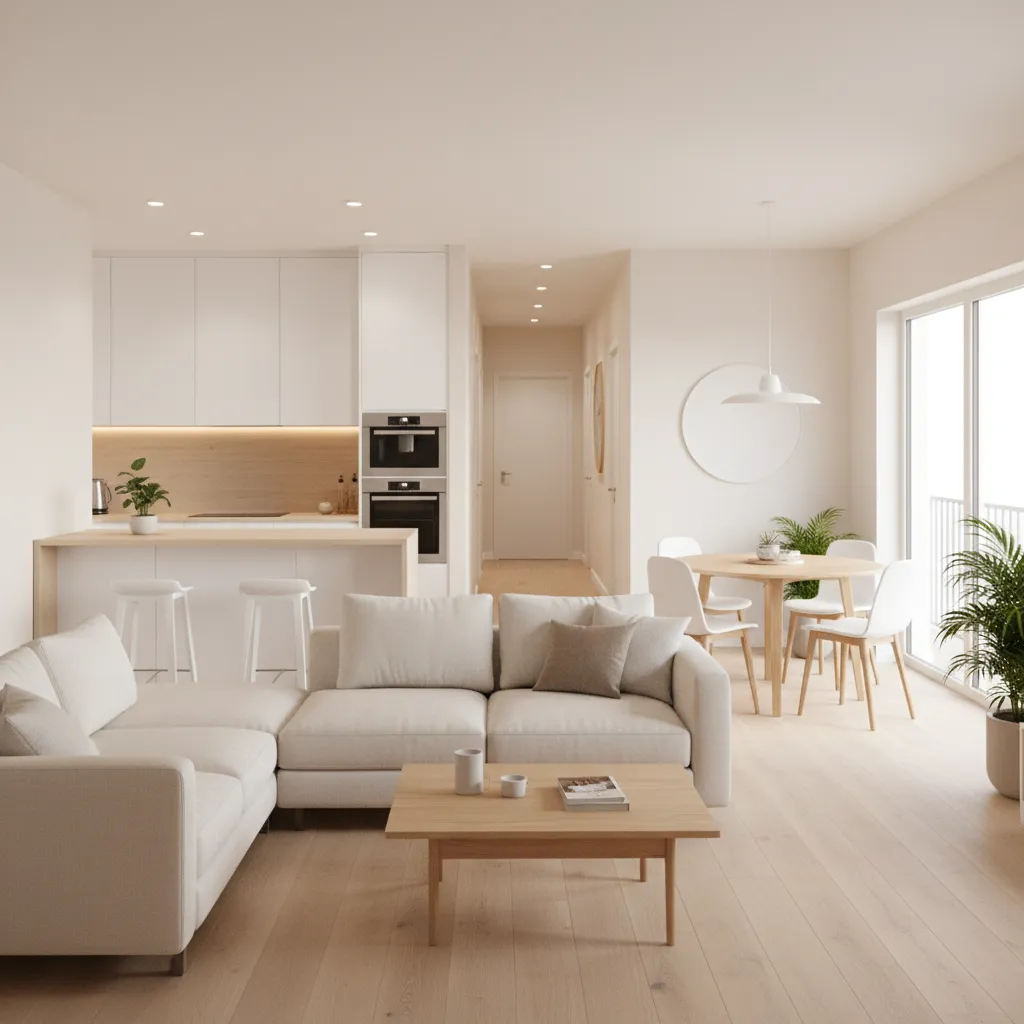 BYU Heritage Halls apartment style dorm with living room and bedrooms