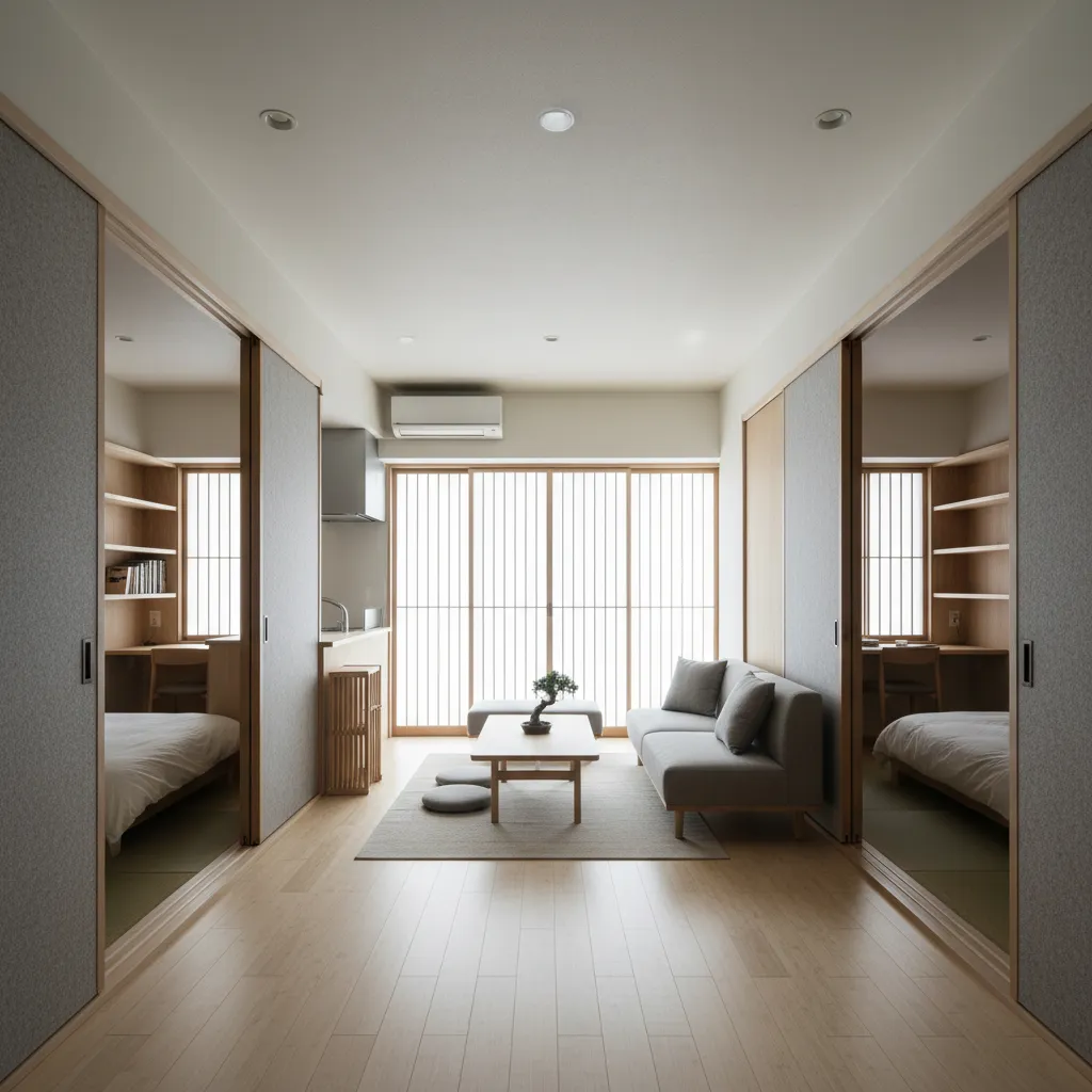 2LDKで始める新婚の家具配置: 未来の圧力と日常の摩擦の間で、部屋が静かに学習する