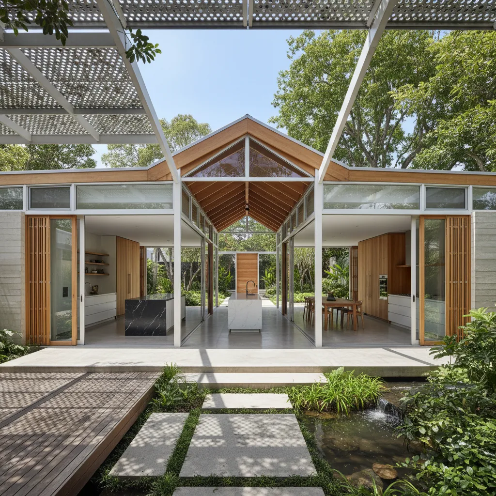 4 BHK Ground Floor + Garden: Interface for Near-Future Living