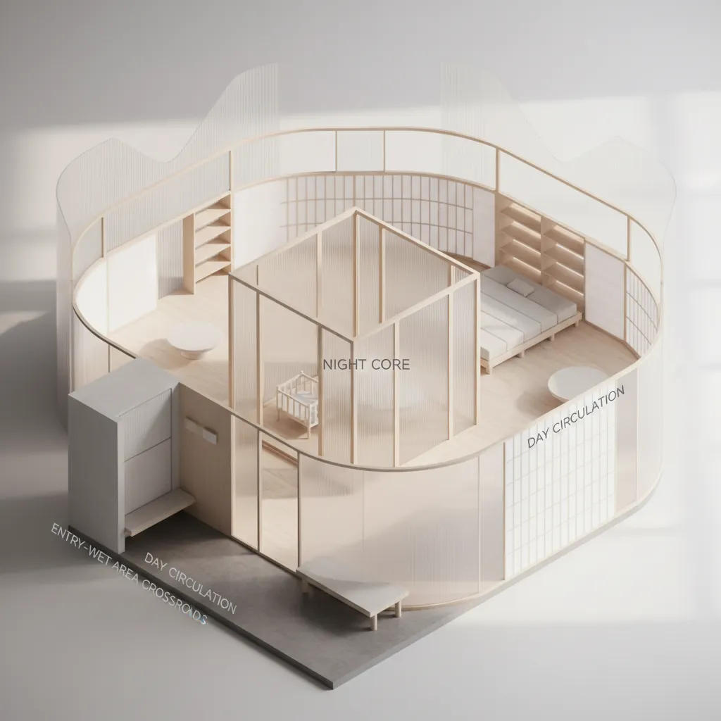 2LDKに赤ちゃんを迎えるとき、レイアウトは何を静かに変えるか