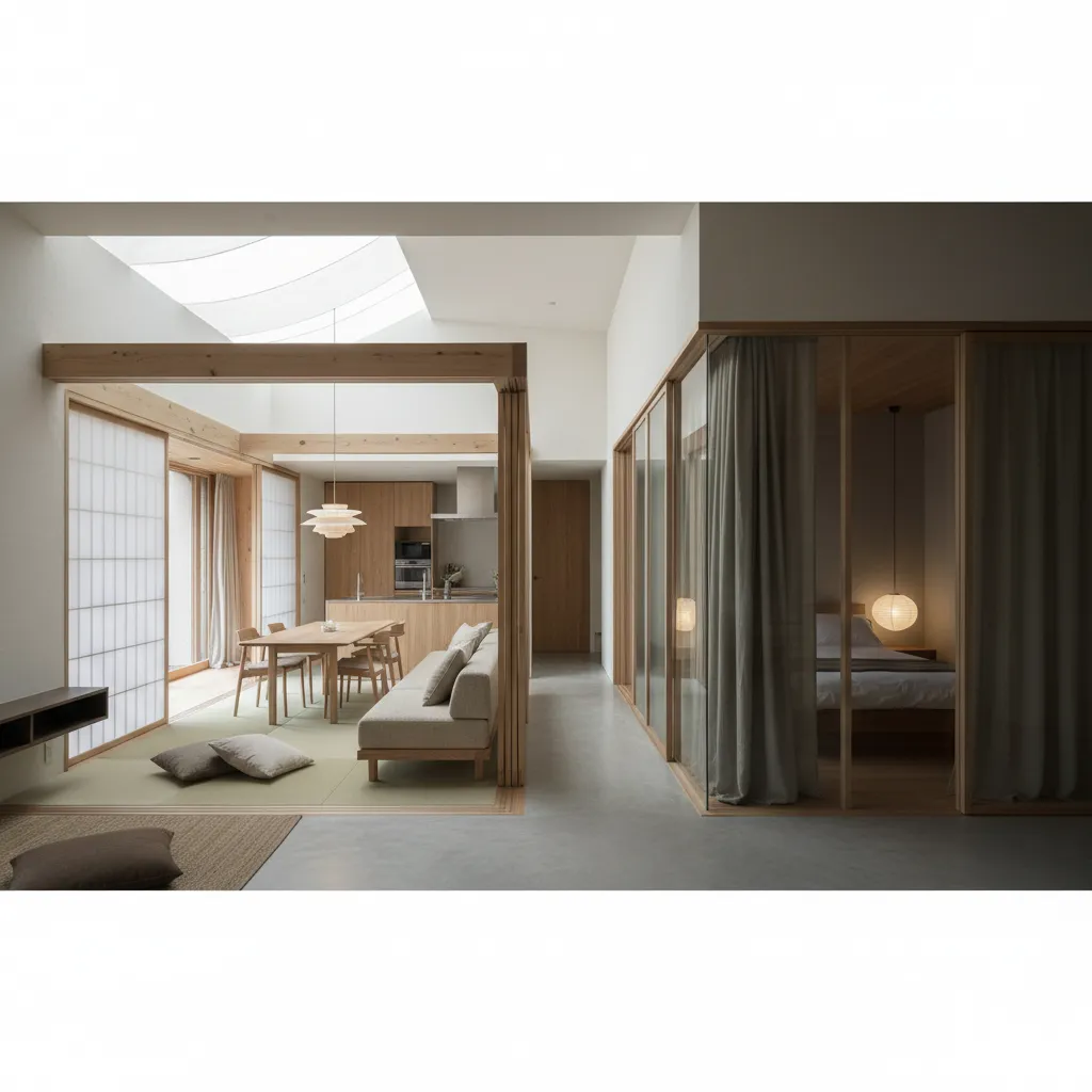 静かな2LDKの育児インターフェイス