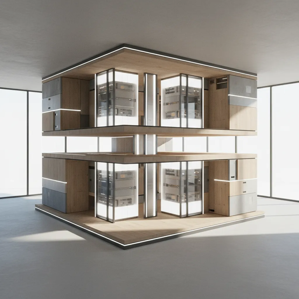 900 sqft, Two-Floor, Three-Bedroom Futurescape