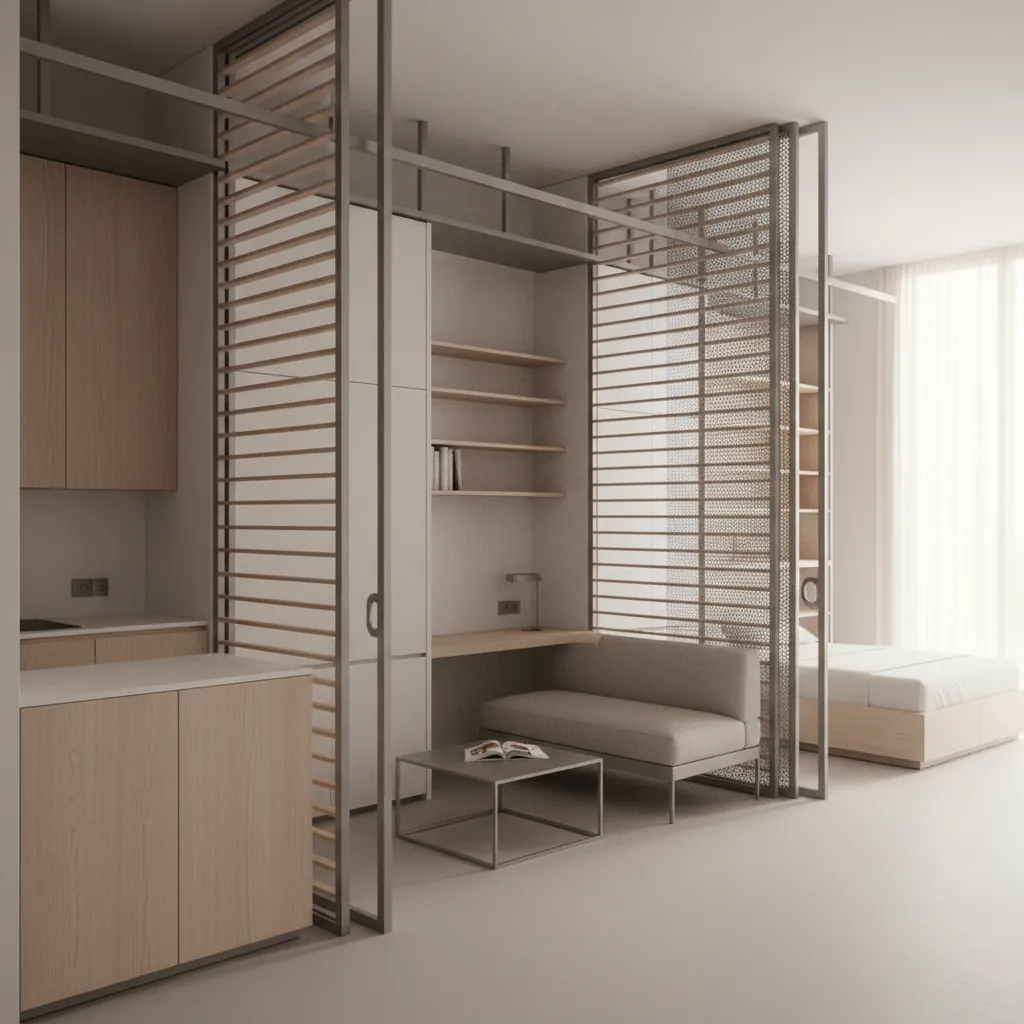 Studio Interfaces for the Near Future: Reading IKEA studio apartment floor plans like early code for everyday rituals