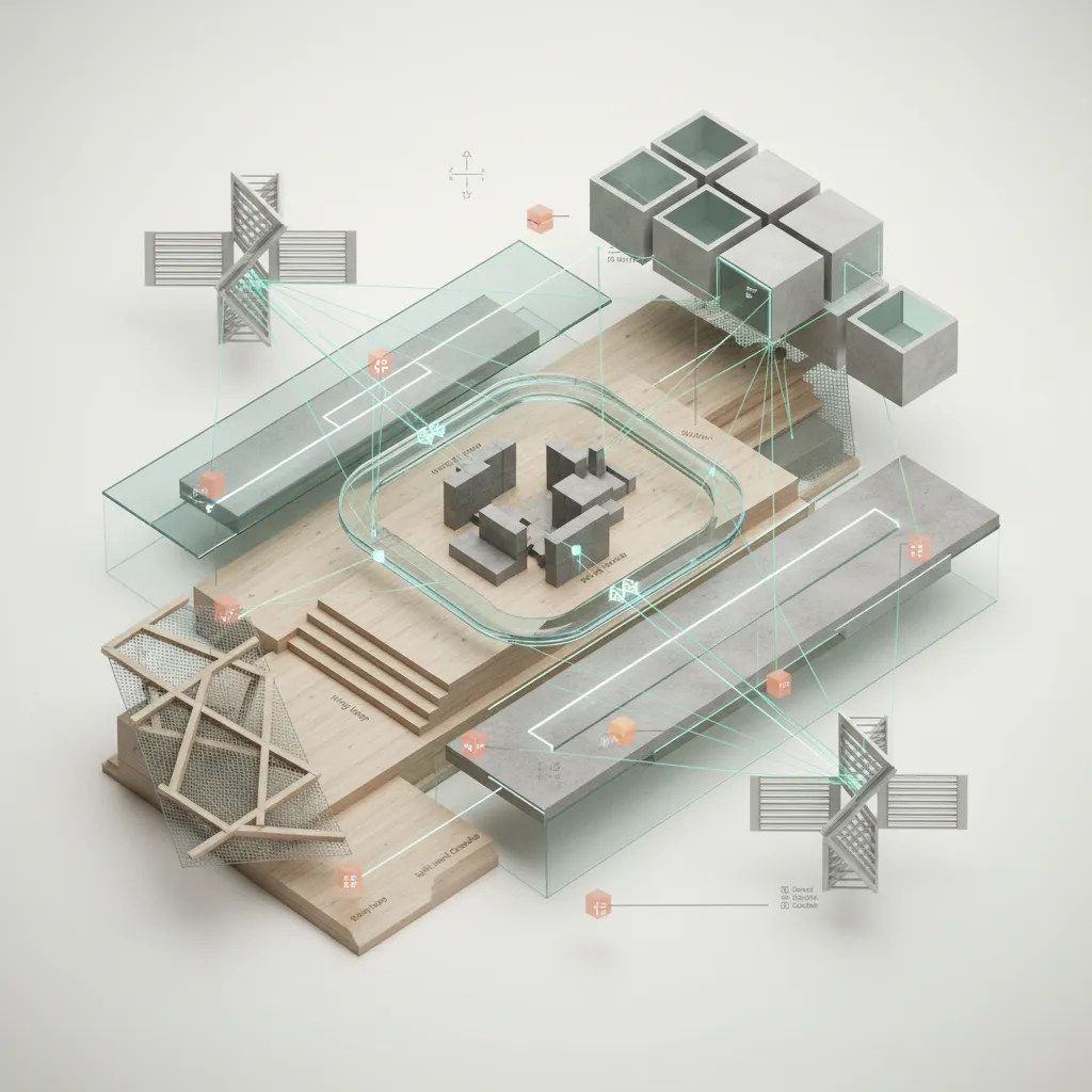 Eight-Shop Mall Layouts, Seen From Tomorrow: How multi-floor retail becomes a living interface for future footfall, attention, and micro-logistics