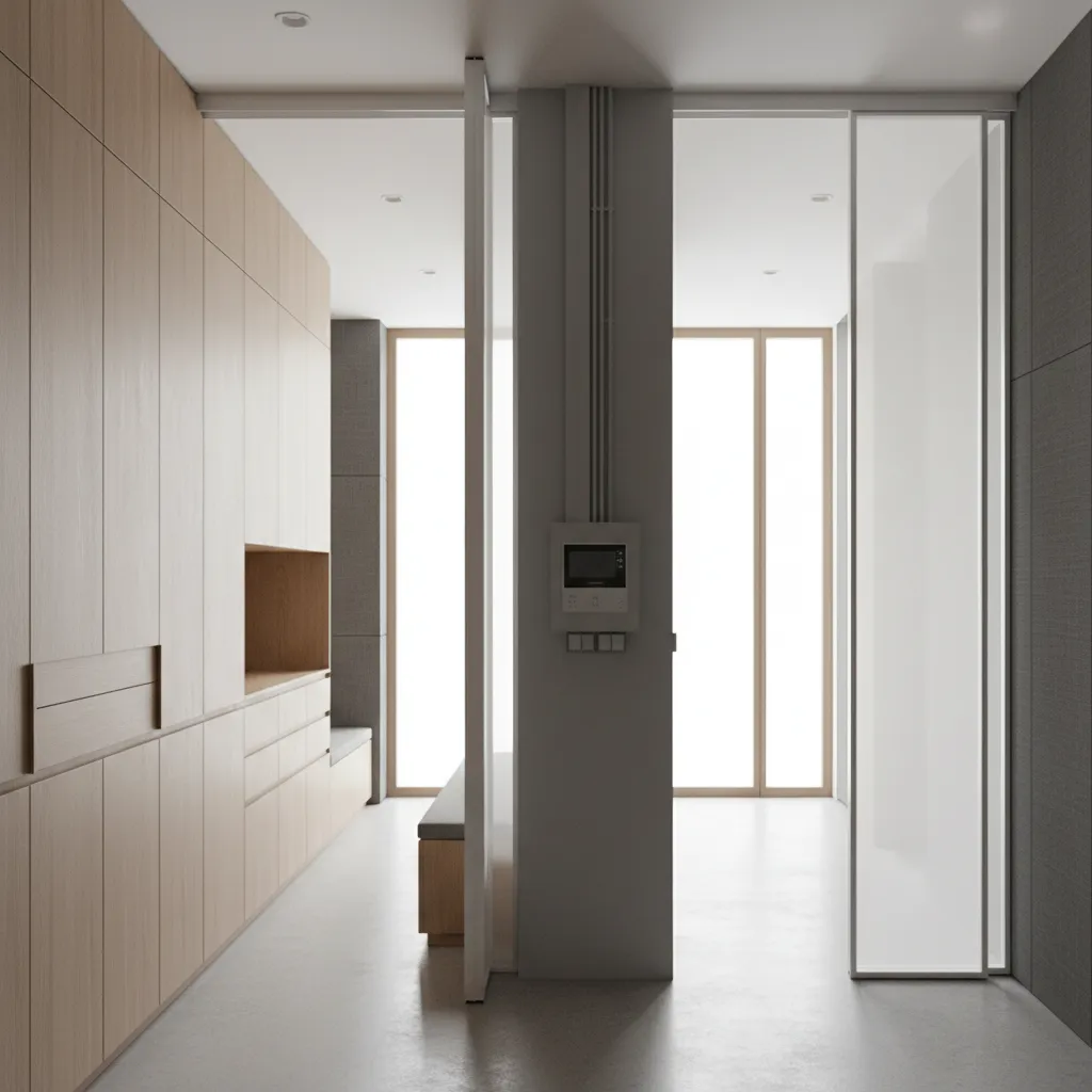 Simple Apartment Floor Plan, Future-Tuned