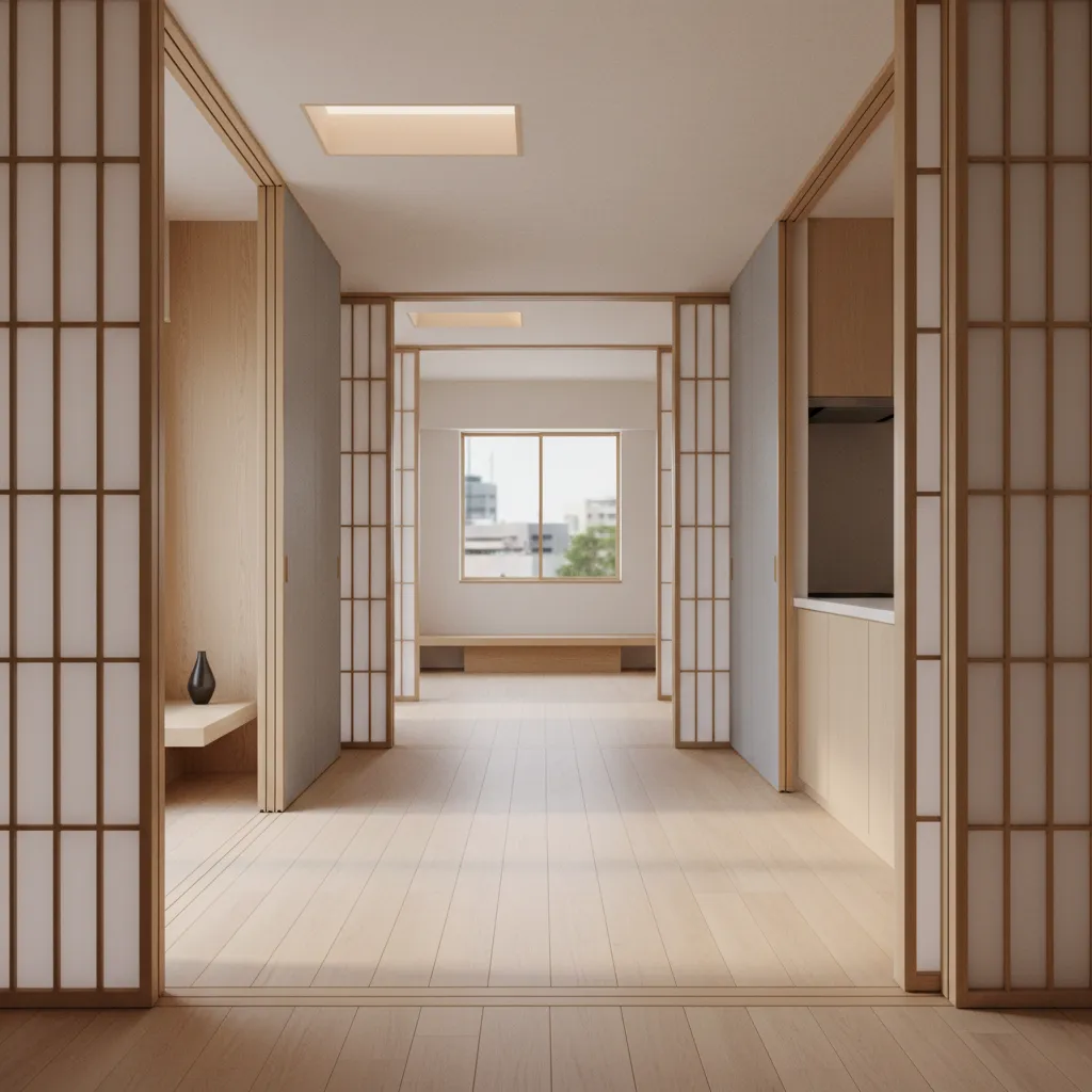 静けさを編む2LDK: 高密度都市で「高級」を再定義する間取りの静かな骨格